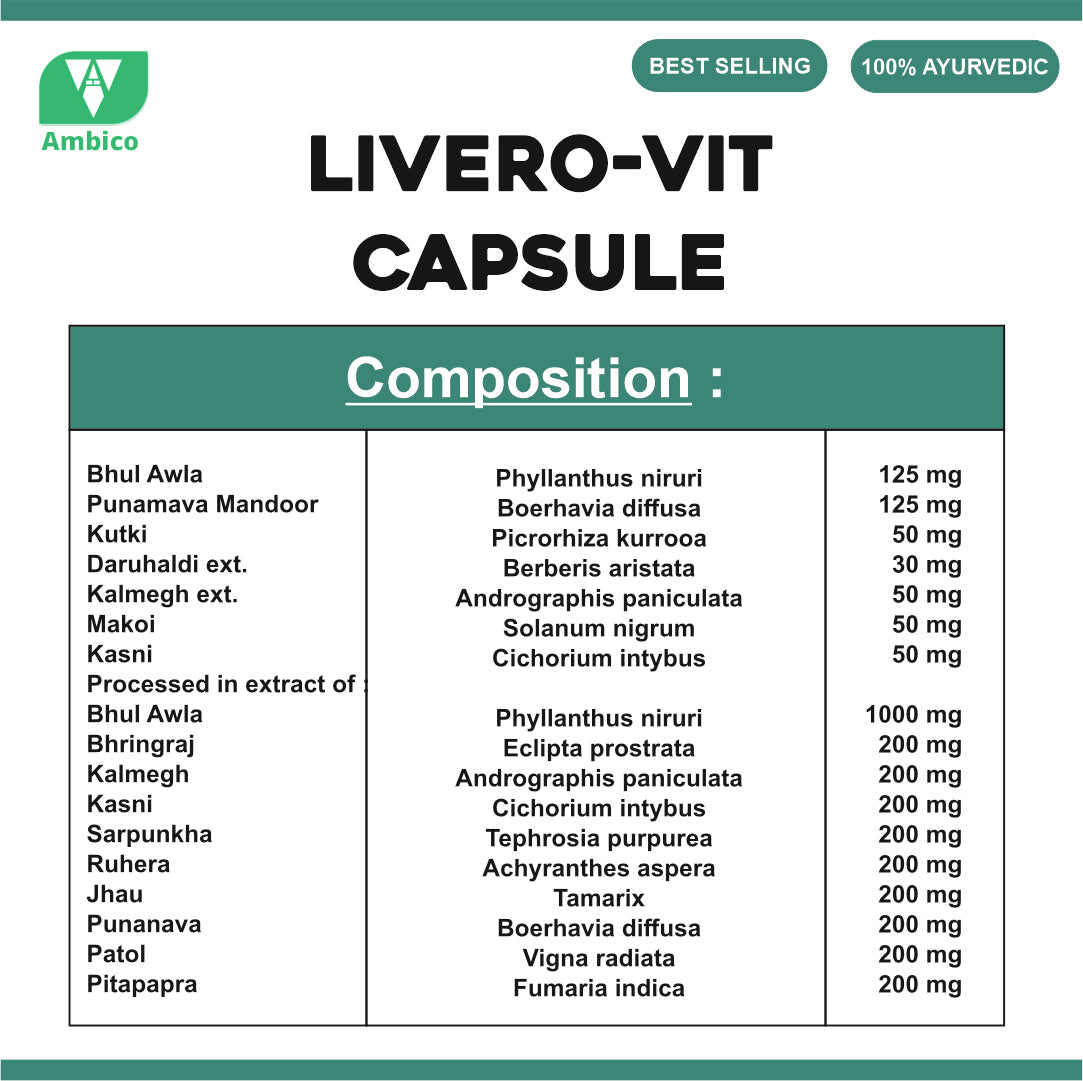 Livero Vit Capsule Composition Ambico