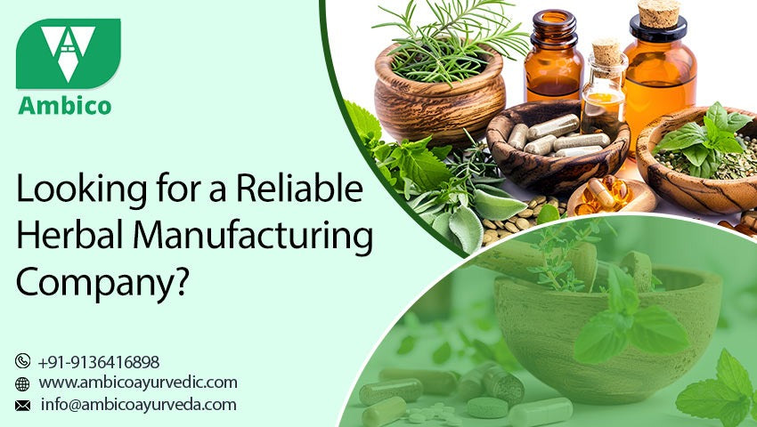 Looking for a Reliable Herbal Manufacturing Company?