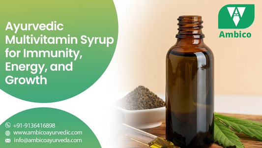 Ayurvedic Multivitamin Syrup for Immunity, Energy, and Growth