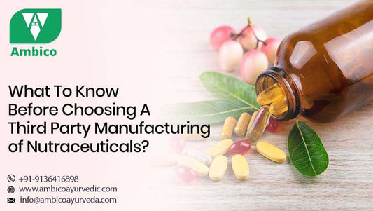 Third Party Manufacturing of Nutraceuticals